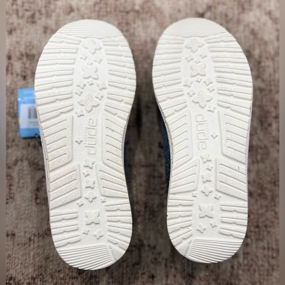 Hey Dude Kids Moccasins - Charcoal and Coral - Picture 4 of 6